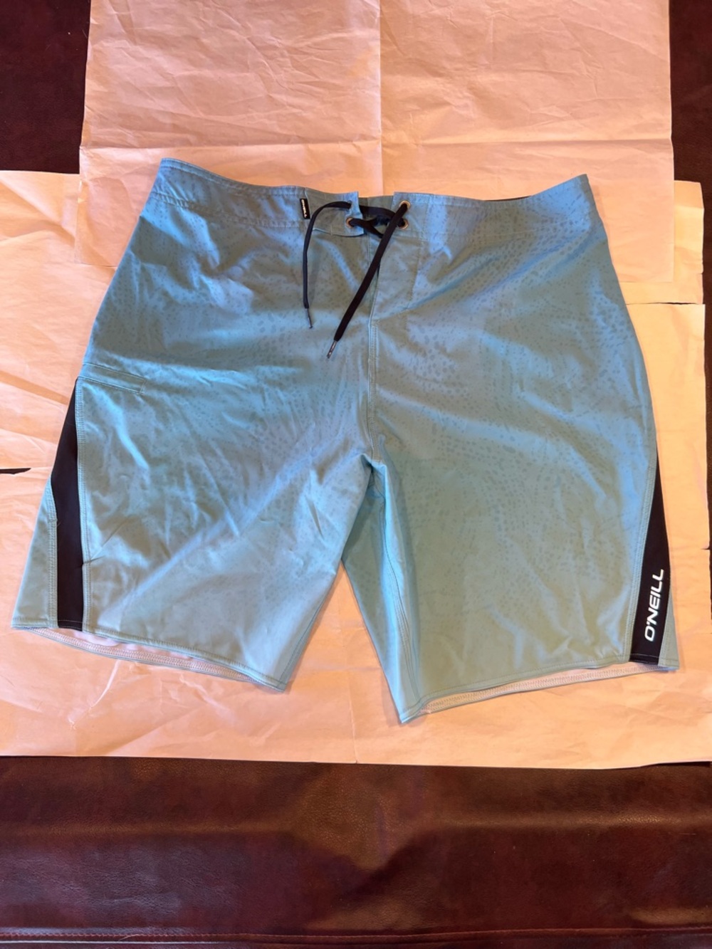 O'Neill Men’s Aqua Board Shorts with Black Side Panels